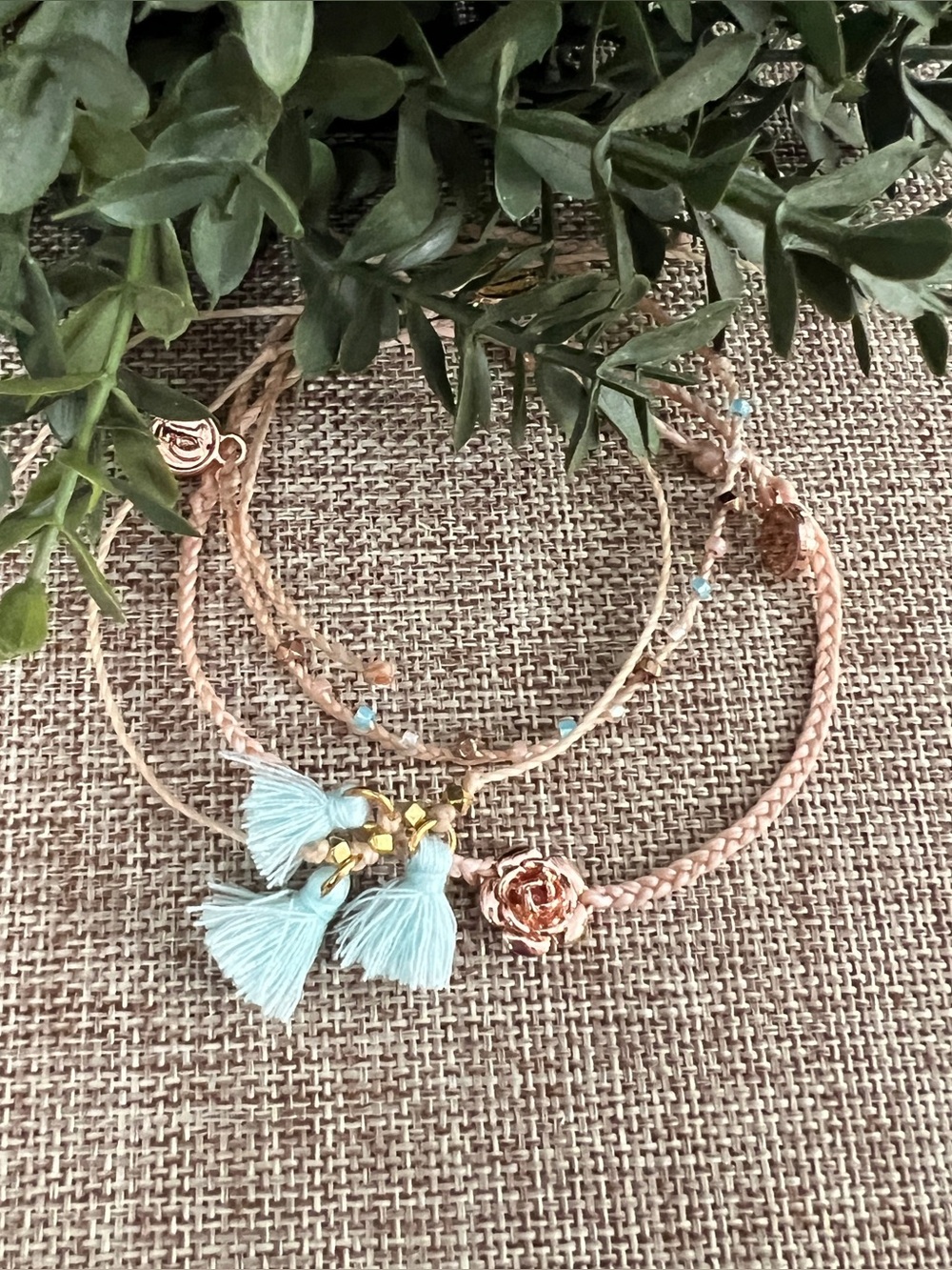 Pura Vida Set of 3 Bracelets, Natural/Pastel, NWOT